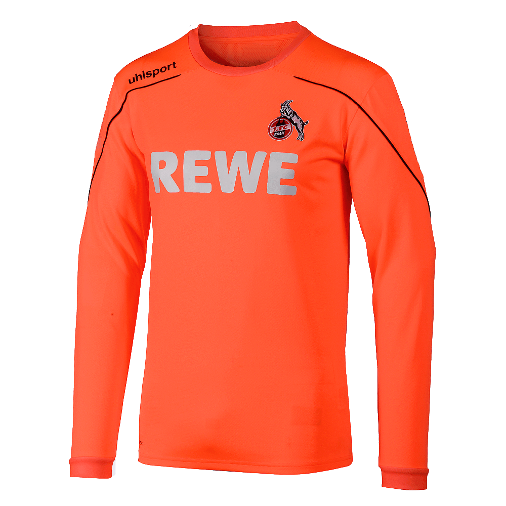 Uhlsport Fußball 1 FC Köln Aufstiegs T-Shirt 2018 2019 Herren Fanshirt weiß rot